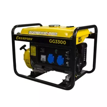 Генератор Champion GG3300 (2,6/3кВт, 7л/с, 15л, 40кг)