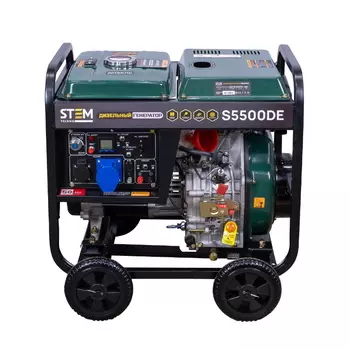 Генератор дизельный Stem Techno S5500DE ГЕН018 (5,5 кВт, электростартер, дисплей, подогрев)