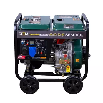 Генератор дизельный Stem Techno S6500DE (6,5кВ,электростартер, дисплей, подогрев)