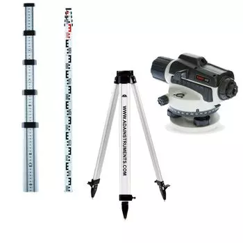 Геодезический комплект Ada K00106: Ada Ruber 32 А00121, ADA STAFF 5 А00143, ADA Light S А00177