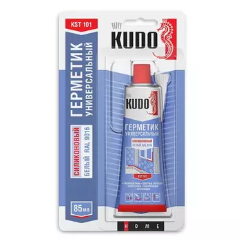 Герметик силиконовый универсальный Kudo, в тюбике, 85 мл