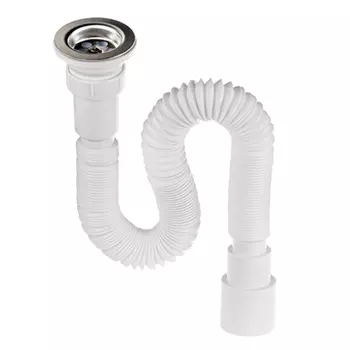 Гофросифон универсальный MasterProf, 1200 мм 1.1/2" х 40/50 (вып.с нерж. решёткой)