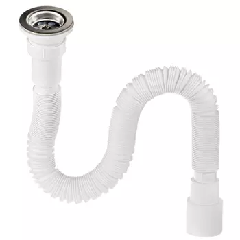 Гофросифон универсальный MasterProf, 800 мм 1.1/2" х 40/50 (вып.с нерж. решёткой)