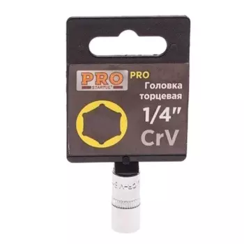 Головка Pro Startul PRO-54004, 1/4", 4 мм, 6 граней