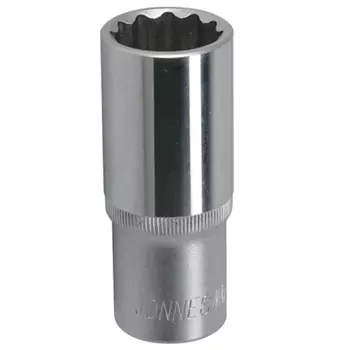 Головка торцевая глубокая 12-гранная Jonnesway S04HD4708 049058, 1/2"DR, 8 мм