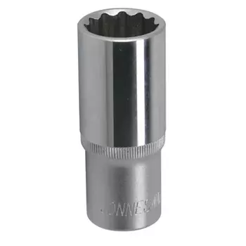 Головка торцевая глубокая 12-гранная Jonnesway S04HD4730 049076, 1/2"DR, 30 мм