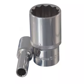 Головка торцевая глубокая 12-гранная Ombra 112220 055996, 1/2"DR, 20 мм