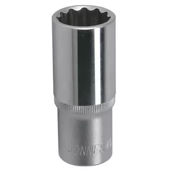 Головка торцевая глубокая Jonnesway S04HD4732 049077, 12-гранная 1/2"DR, 32 мм