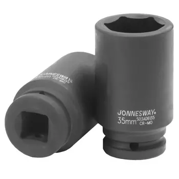 Головка торцевая Jonnesway S03AD6135, ударная глубокая 3/4"DR, 35 мм