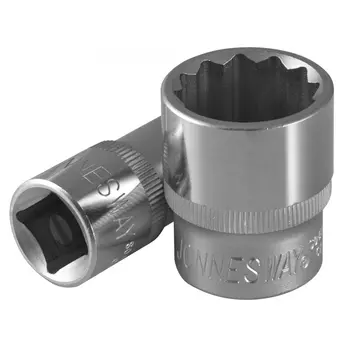 Головка торцевая Jonnesway S04H4919,12-гранная 1/2"DR, 19мм