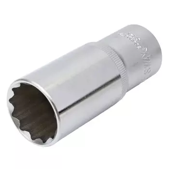 Головка торцевая Jonnesway S04HD4724, 12 гранная глубокая 1/2"DR, 24мм