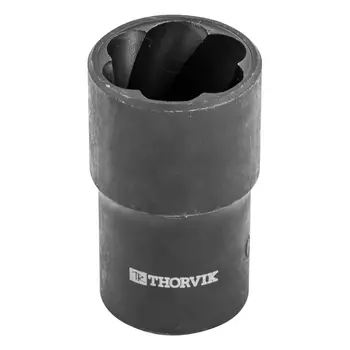 Головка торцевая спиральная Thorvik BES1221 053221 для поврежденного крепежа 1/2"DR, 21 мм