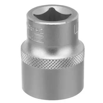 Головка торцевая Stels 13668, 22 мм, 12-гранная, CrV, под квадрат 1/2", хромированная