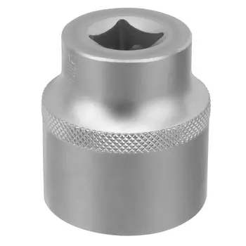 Головка торцевая Stels 13673, 30 мм, 12-гранная, CrV, под квадрат 1/2", хромированная