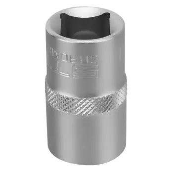 Головка торцевая Stels 13827, 16 мм, 6-гранная, CrV, под квадрат 1/2"