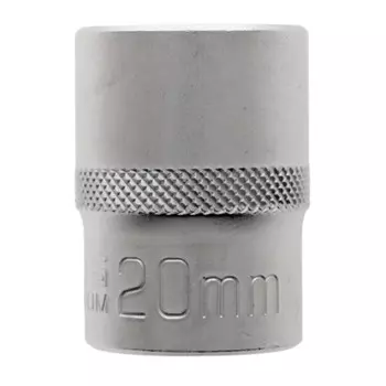 Головка торцевая Stels 13831, 20 мм, 6-гранная, CrV, под квадрат 1/2"