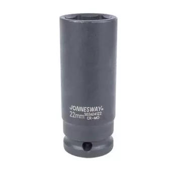 Головка торцевая ударная глубокая Jonnesway S03AD4122, 1/2"DR 22мм
