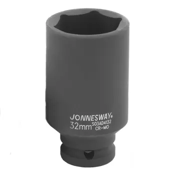 Головка торцевая ударная глубокая Jonnesway S03AD4132, 1/2"DR, 32 мм