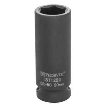 Головка торцевая ударная глубокая Thorvik IS11220 053448, 1/2"DR, 20 мм
