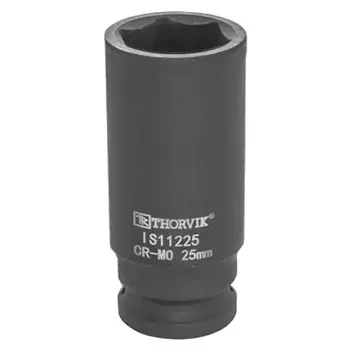 Головка торцевая ударная глубокая Thorvik IS11225 053453, 1/2"DR, 25 мм