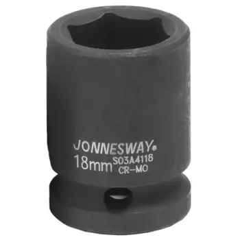 Головка торцевая ударная Jonnesway S03A4118, 1/2" 18мм