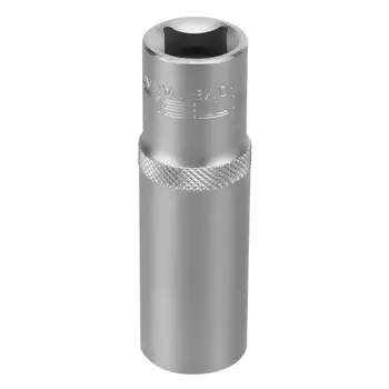 Головка торцевая удлиненная Stels 13849, 17 мм, 6-гранная, CrV, под квадрат 1/2"