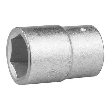 Головка торцовая Низ 2772-19 1/2", 40Х, шестигранная, оцинкованная, 19мм