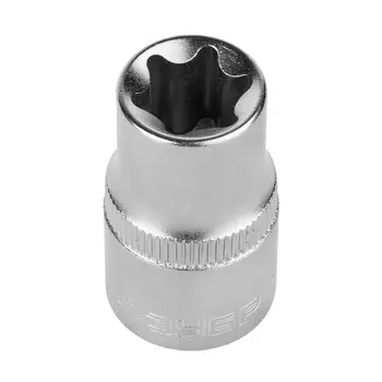 Головка торцовая Зубр "МАСТЕР" 27719-10 (1/2"), Cr-V, E-TORX, хроматированное покрытие, E10