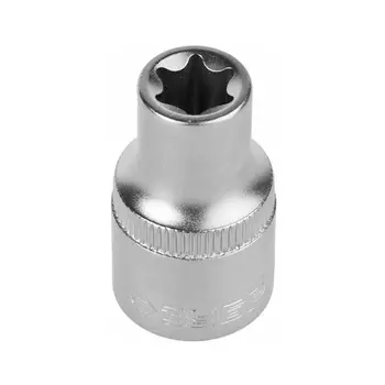 Головка торцовая Зубр "МАСТЕР" 27719-12 (1/2"), Cr-V, E-TORX, хроматированное покрытие, E12
