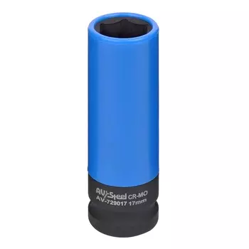 Головка ударная 1/2" удлиненная тонкостенная 17 мм для дисков AV Steel AV-729017
