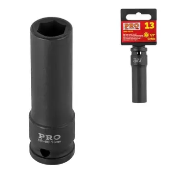 Головка ударная Pro Startul PRO-30113, глубокая, 1/2", 13 мм, 6 гр.