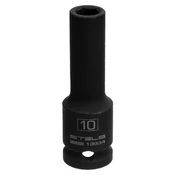 Головка ударная удлиненная шестигранная Stels 13934, 10 мм, 1/2", CrMo