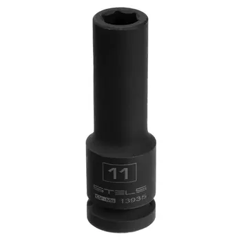 Головка ударная удлиненная шестигранная Stels 13935, 11 мм, 1/2", CrMo