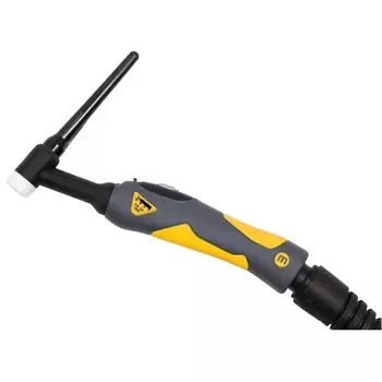 Горелка аргоновая Кедр TIG-26 PRO (8011358-015, TIG-200P TIG-315BP, 2 pin влк.BP, вст.35-50, 1 кн., газ G3/8", головка гибк., 4 м)