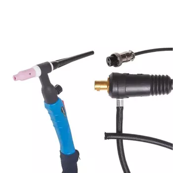 Горелка сварочная Solaris TIG WGT-26V WGT-26V450, 4м, 250А, разъем 35-50, вентиль