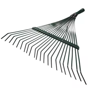 Грабли Grinda 421871, веерные усиленные, 22 плоских зубца