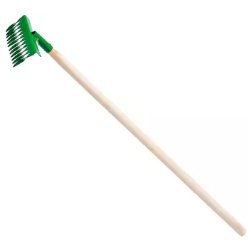 Грабли Росток 421900-12 садовые, с черенком, 12 витых зубцов