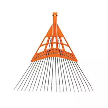 Грабли веерные с компенсатором Truper 14332 (металл-пластик, 22 зуба, усиленные)