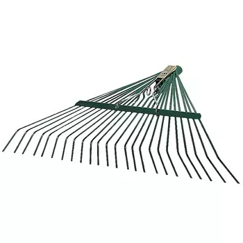 Грабли веерные усиленные Raco 4231-53/741, 24 плоских зубца, эпоксидное покрытие, 600 мм