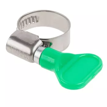 Хомут червячный Starfix SMP-44107-1, с ключом "бабочка", 12-20 мм, нержавеющая сталь (W2)