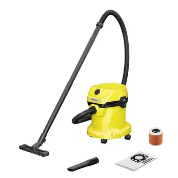 Хозяйственный пылесос Karcher WD 2 PLUS 1.628-011.0, V-15/4/18/C, 1000 ВТ 15л.