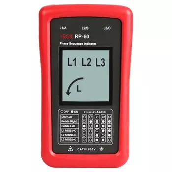 Индикатор чередования фаз RGK RP-60 755214