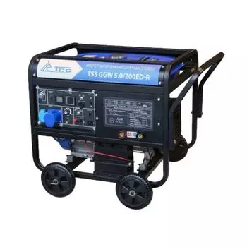 Инверторный бензиновый сварочный генератор ТСС TSS GGW 5.0/200ED-R 022957