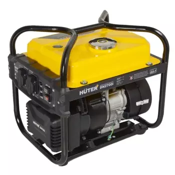 Инверторный бензогенератор Huter DN2700i (мощность 2.7 кВт, ручной запуск, вес 23.5 кг, кол-во фаз: 1)