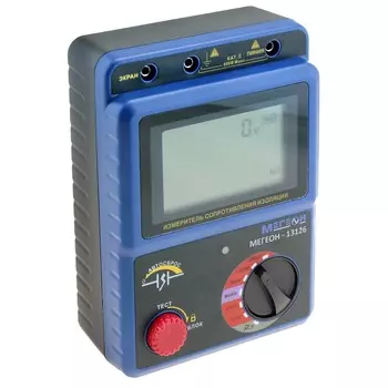 Измеритель сопротивления изоляции (мегаомметр) Мегеон 13126 к0000011560