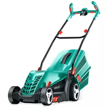 Электрическая газонокосилка Bosch ARM 34 0.600.8A6.101 (пластиковый травосборник, складывающиеся рукоятки)