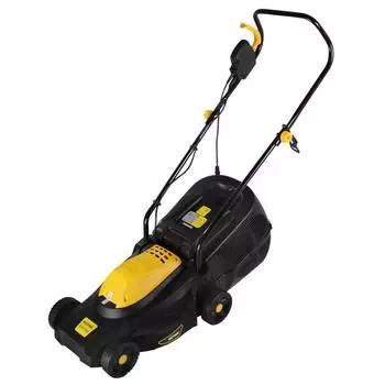 Электрическая газонокосилка Huter ELM-11А32 70/4/14 (травосборник пластик, мощность 1100 Вт, несамоходная)