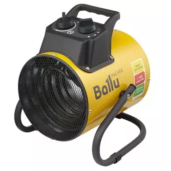 Бытовая электрическая тепловая пушка Ballu BHP-PE2-3 (производительность 260 м3/час, мощность 3 кВт, спиральный ТЭН)