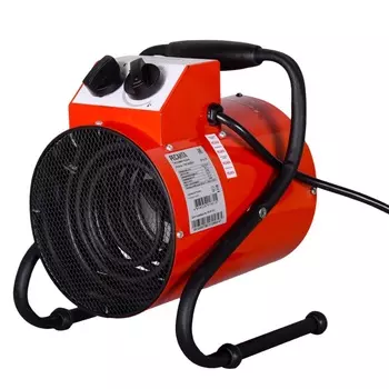 Электрическая тепловая пушка Ресанта ТЭП-5000К1 (мощность 5 кВт, напряжение 220В, питание от электроэнергии, ток 7.6 ампер)