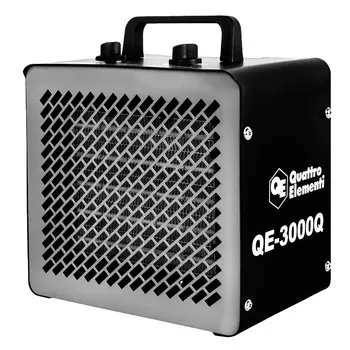 Электрический керамический тепловентилятор Quattro Elementi QE3000Q 915-977, куб, 2,0/3,0 кВт